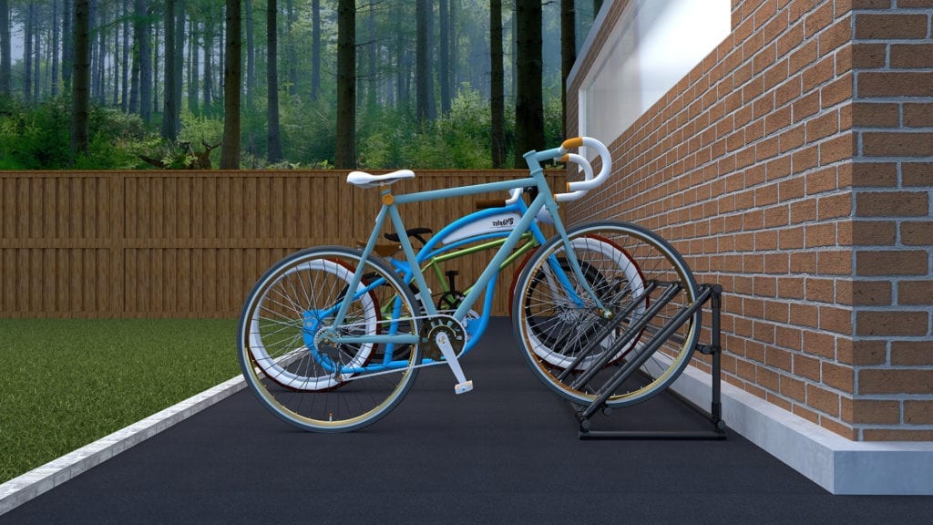 Gym maison tinktube rack à vélos extérieur DIY 