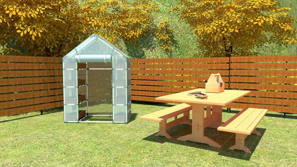 DIY vertical greenhouse