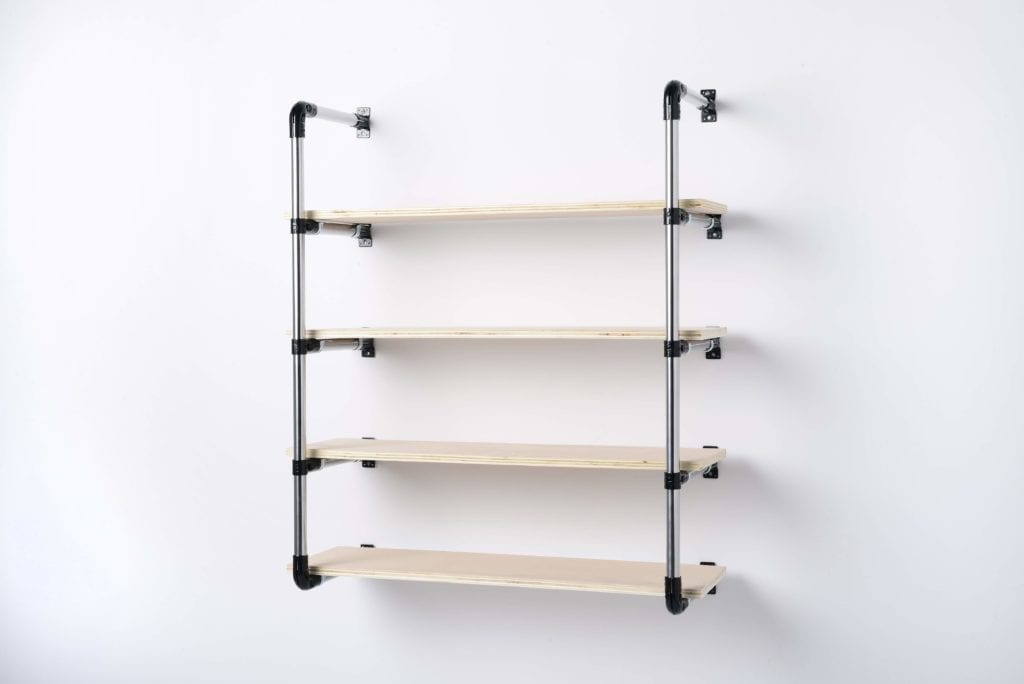 22 Affordable Pipe Shelves Ideas Tink, Shelves With Pipe Fittings