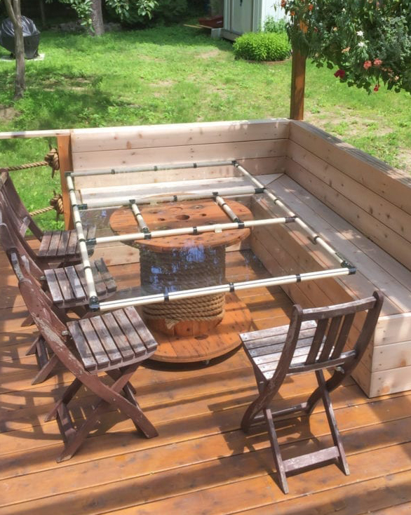 DIY outdoor tabletop