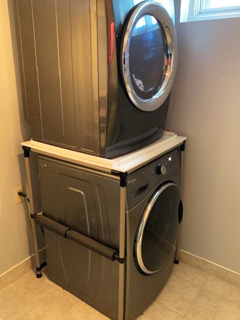 DIY washer stand