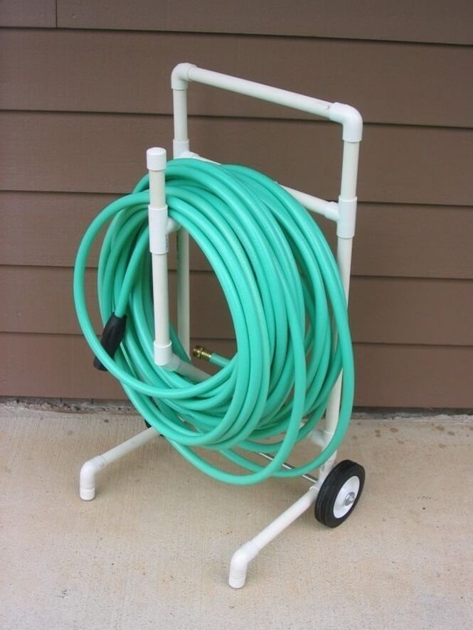 DIY hose rack