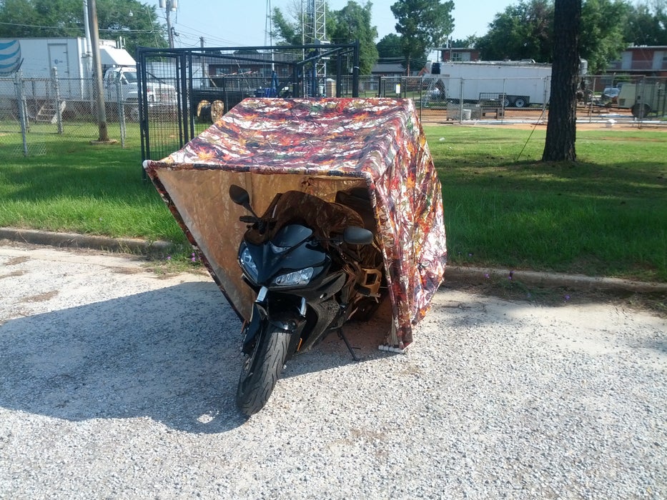DIY bike shelter