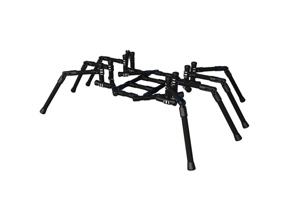 Free plan - DIY Halloween decorations - spider made with pipe and fittings