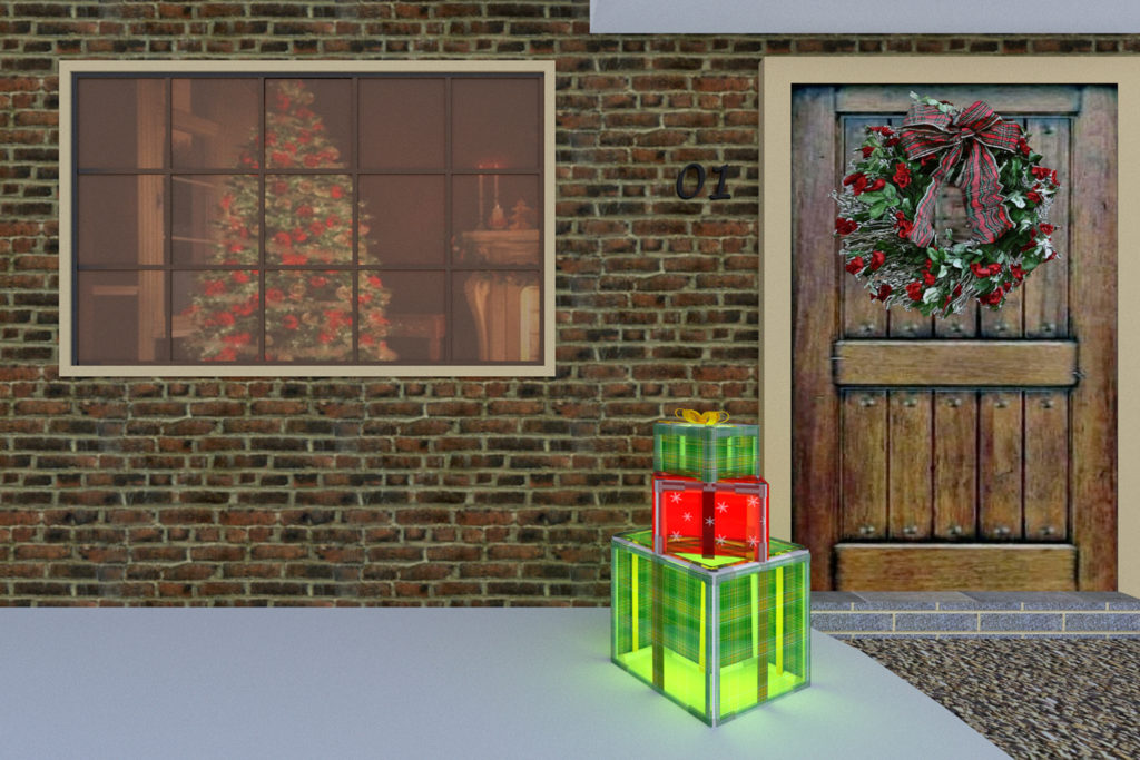 DIY cadeaux illuminés de Noël_décorations extérieures
