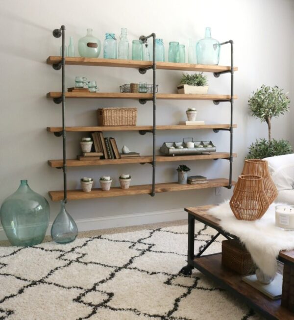 26 Affordable Pipe Shelves Ideas Tinktube
