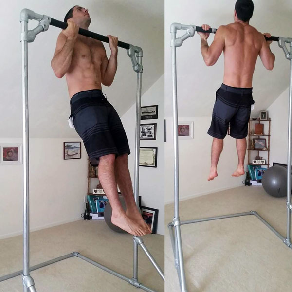 free standing pull-up bar