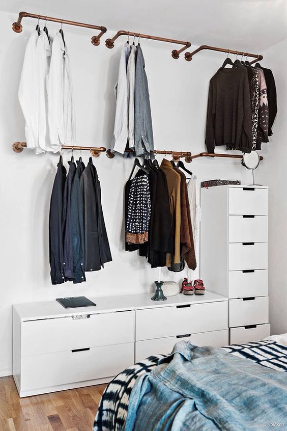 20 Affordable Diy Closet Organizer Ideas Tink - Diy Hanging Closet Wall