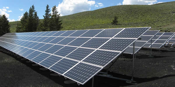 racks à panneaux solaires
