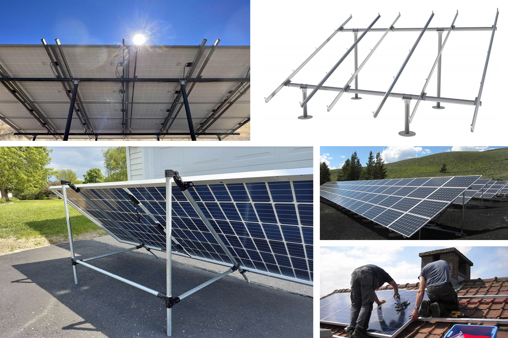 DIY solar panel rack ideas