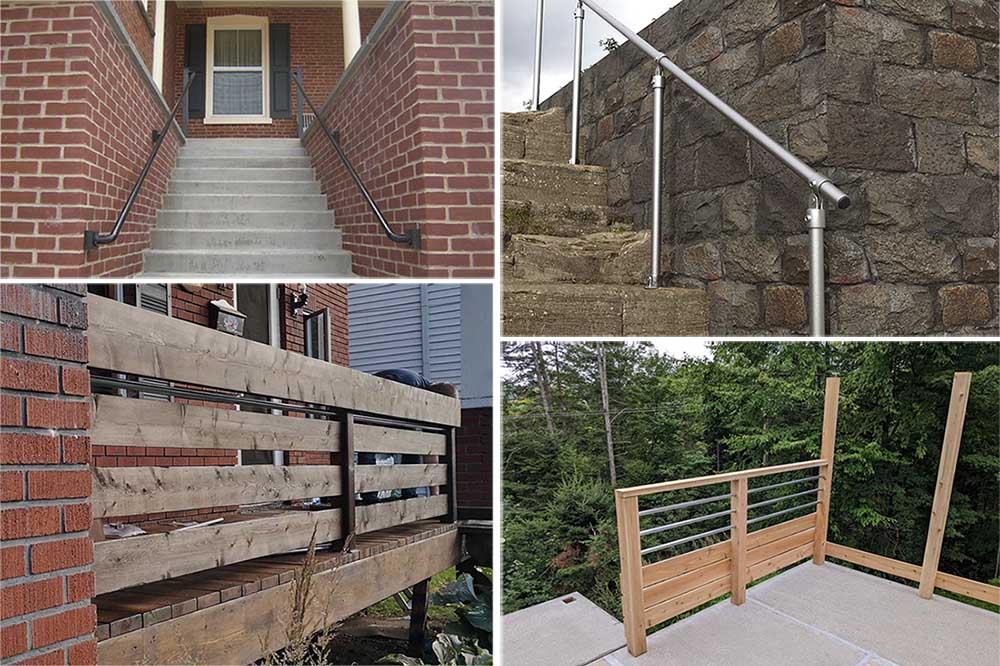 exterior handrail ideas
